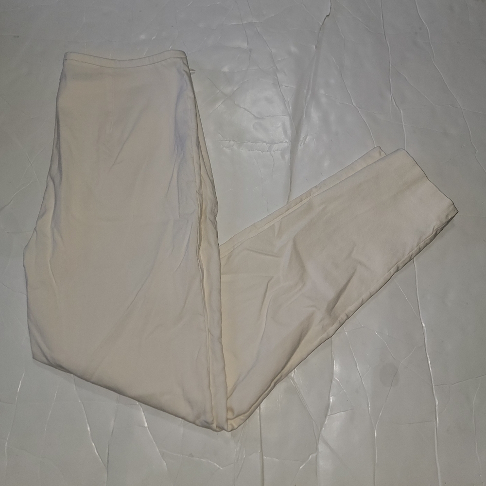 J McLaughlin Cropped Pants Size 10 Ivory